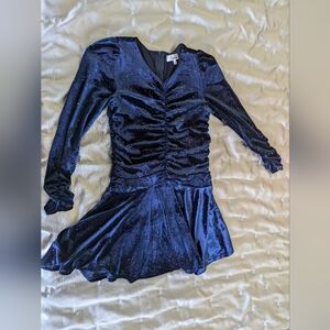 Blue sparkles girls dress
